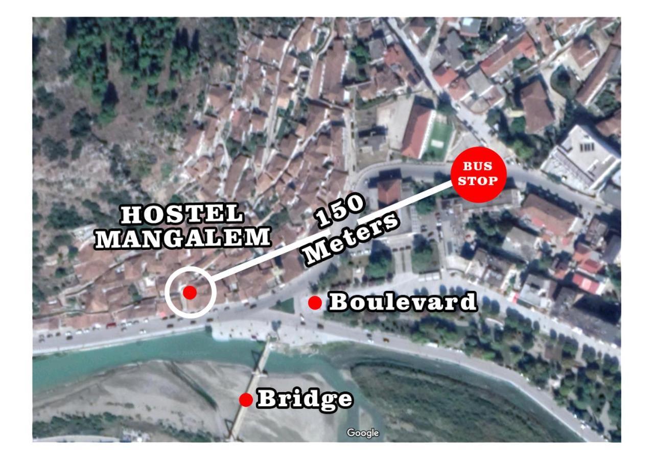 Hostel Mangalem Berat Bagian luar foto